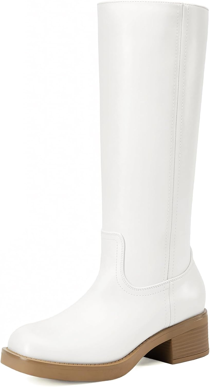 Women's Platform Knee High Riding Boots, photo 8