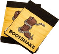 Cowboy Boot Straps for Smooth Pant Legs - Keeps Denim Tucked and Blocks Dirt and Debris on the Trail - Large
