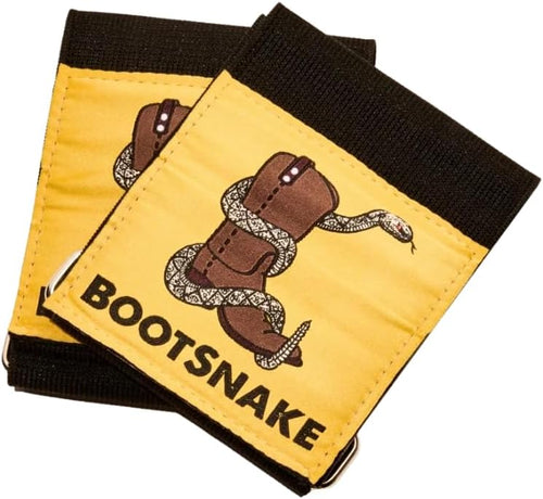 Cowboy Boot Straps for Smooth Pant Legs - Keeps Denim Tucked and Blocks Dirt and Debris on the Trail - Large