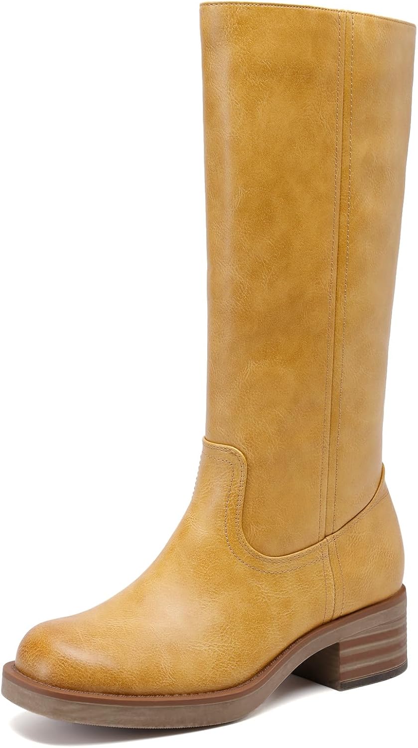 Women's Platform Knee High Riding Boots, photo 1