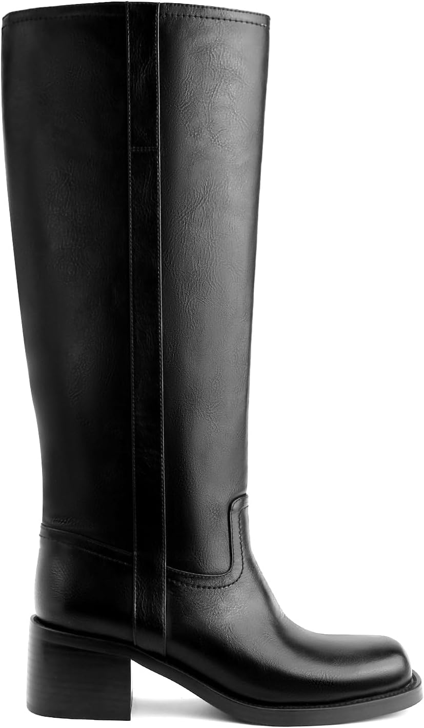 Women's Wide Calf Knee High Riding Boots, photo 7