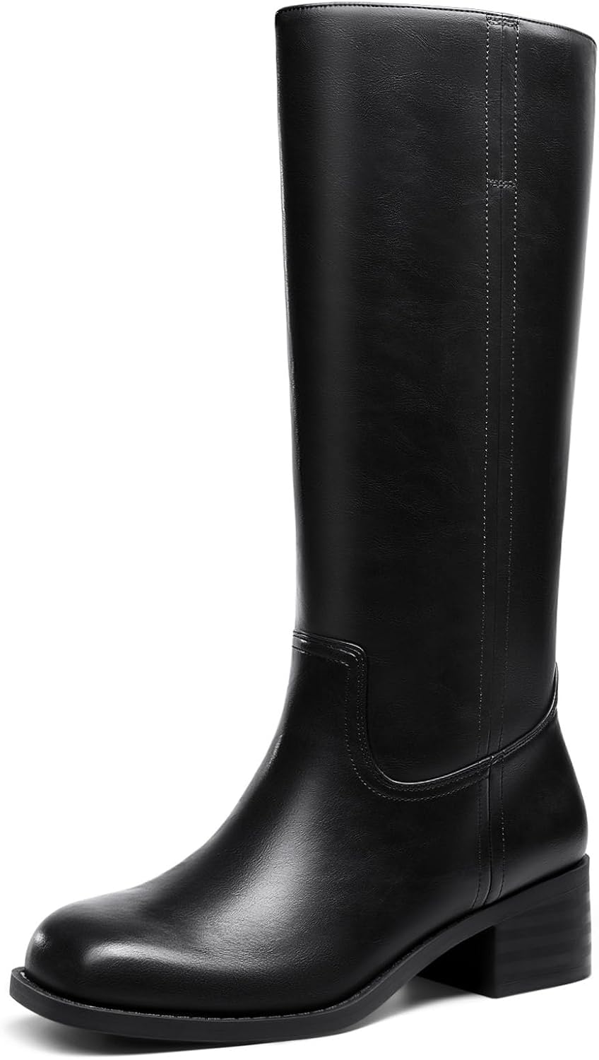 Women's Square Toe Knee High Boots, photo 8