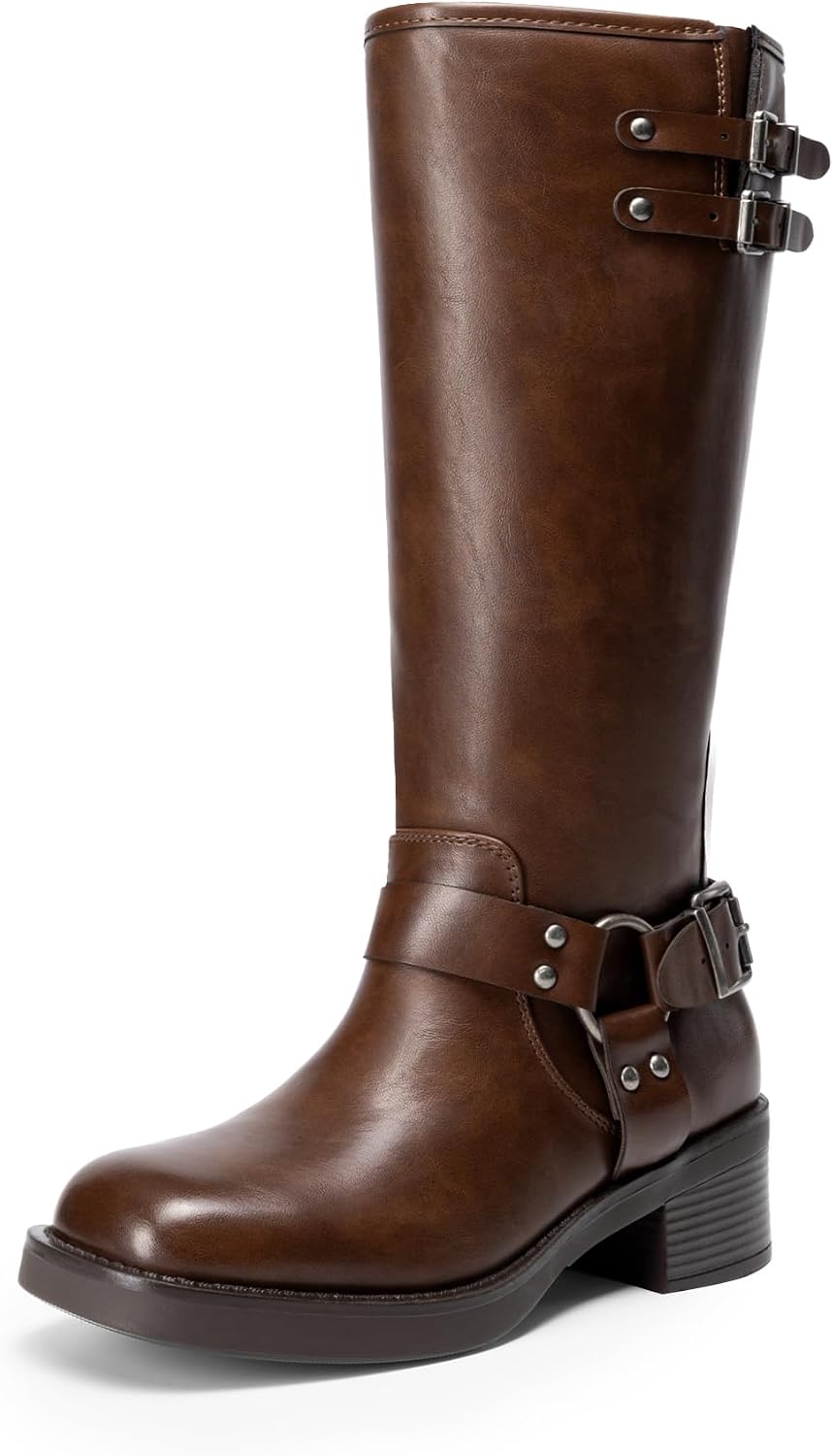 Women's Moto Knee High Boots, photo 5