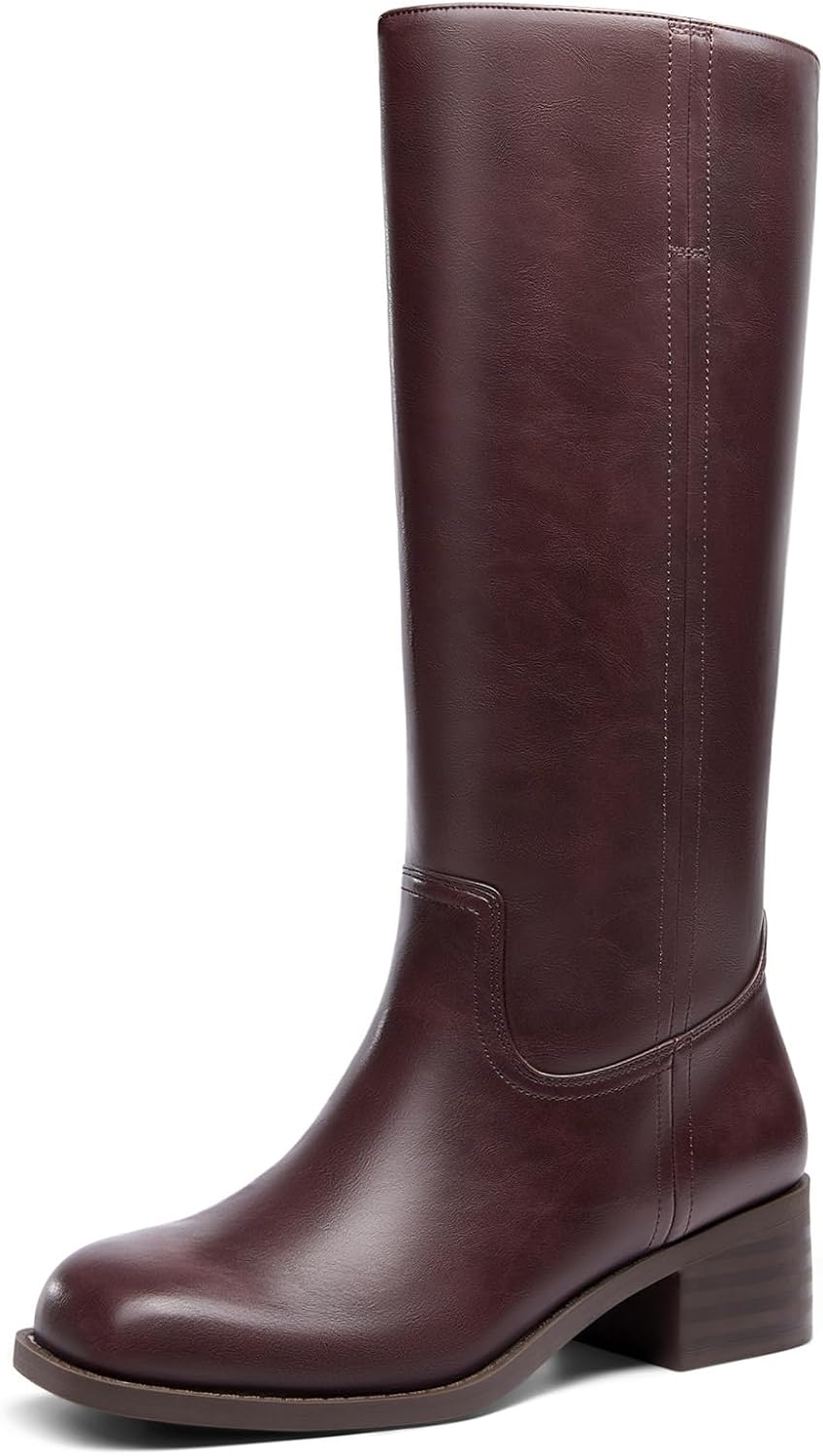 Women's Square Toe Knee High Boots, photo 6