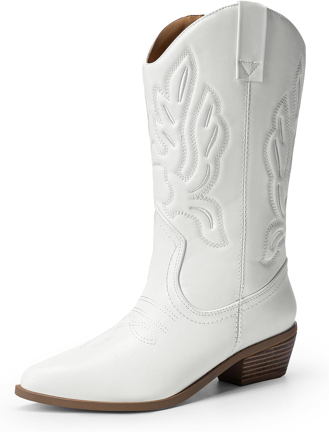 Women's Stitched Embroidery Cowgirl Boots, photo 5