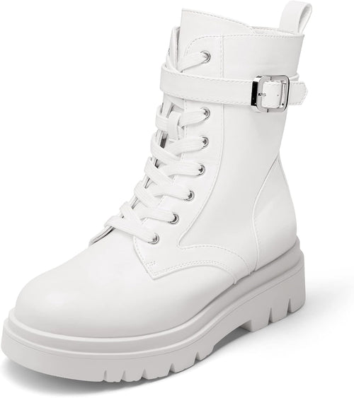 Women's Combat Platform Ankle Booties, photo 2
