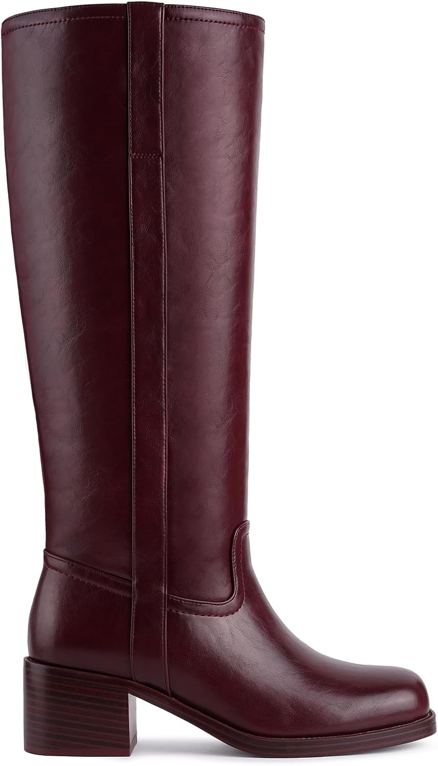 Women's Wide Calf Knee High Riding Boots, photo 12