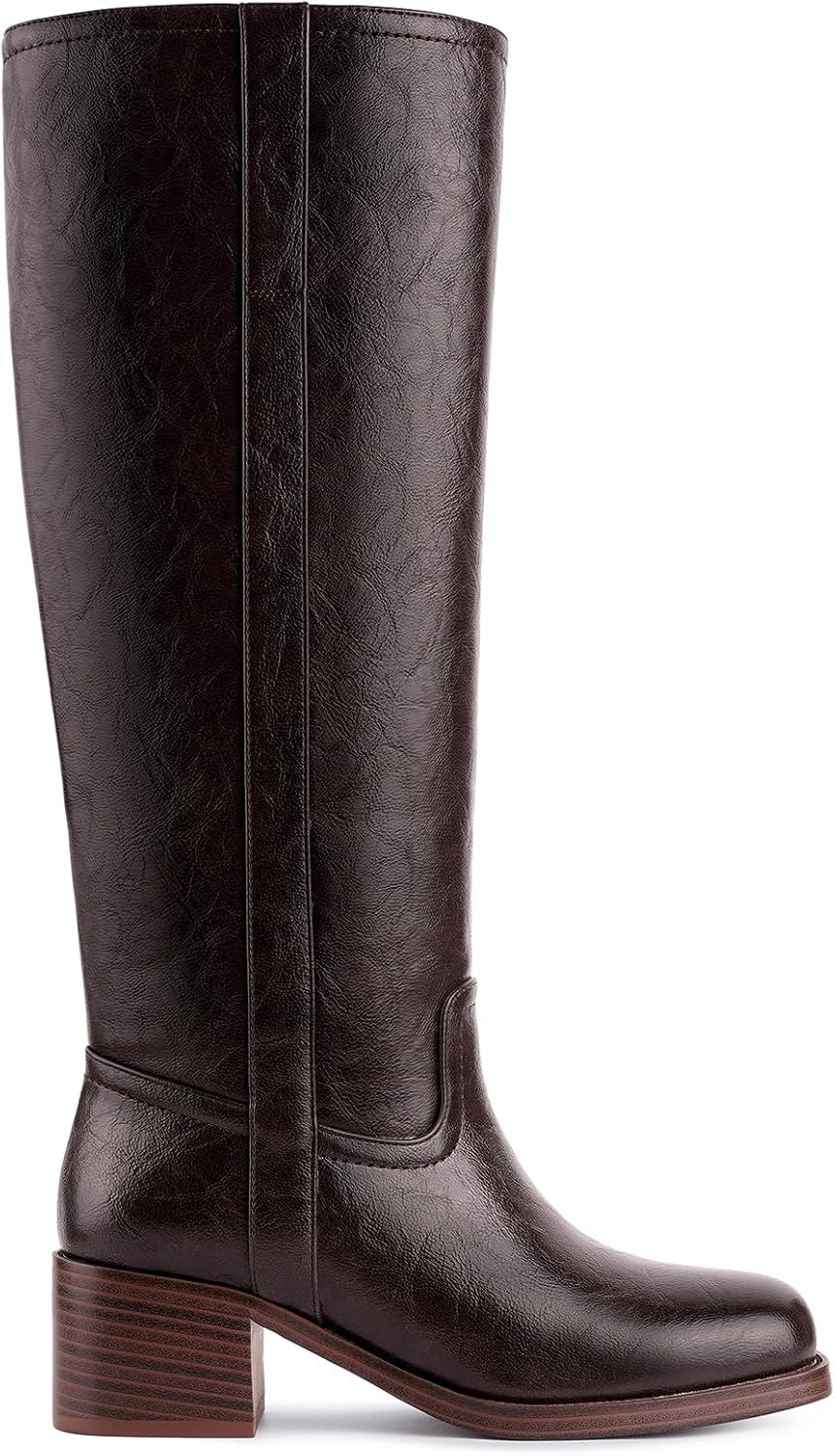 Women's Wide Calf Knee High Riding Boots, photo 14