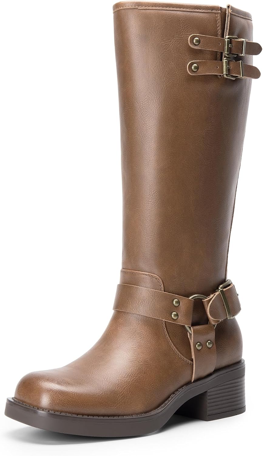 Women's Moto Knee High Boots, photo 6