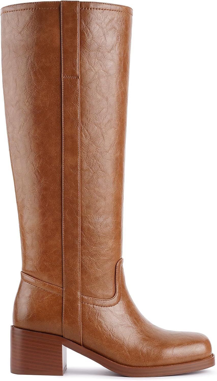 Women's Wide Calf Knee High Riding Boots, photo 10