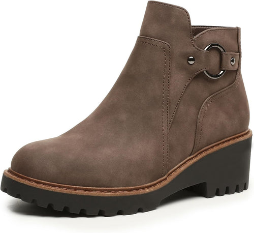 Women's Chunky Low Heel Ankle Booties, photo 1