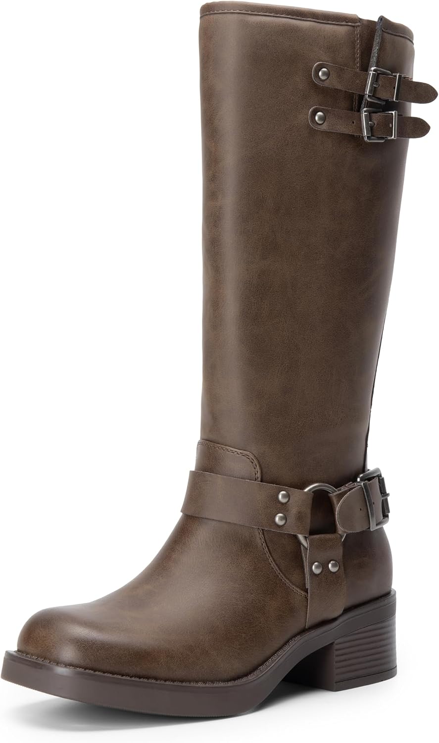 Women's Moto Knee High Boots, photo 1