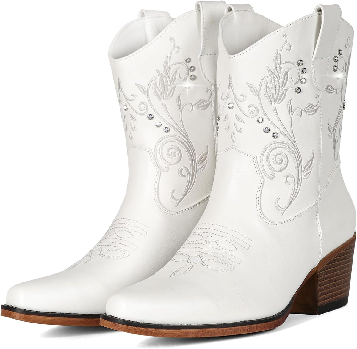 Women's Rhinestone Cowgirl Ankle Boots, photo 3