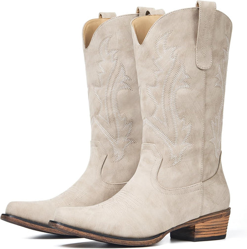 Women's Embroidered Cowgirl Boots, photo 2